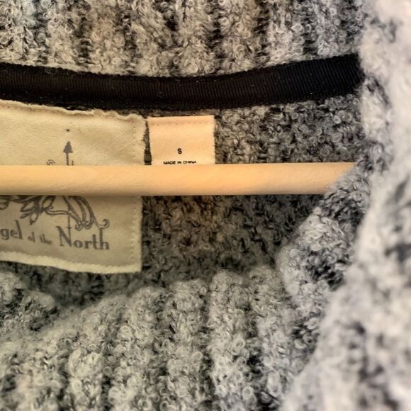 Anthro Angel Of The North Grey Cowl Neck Sweater - Picture 6 of 10